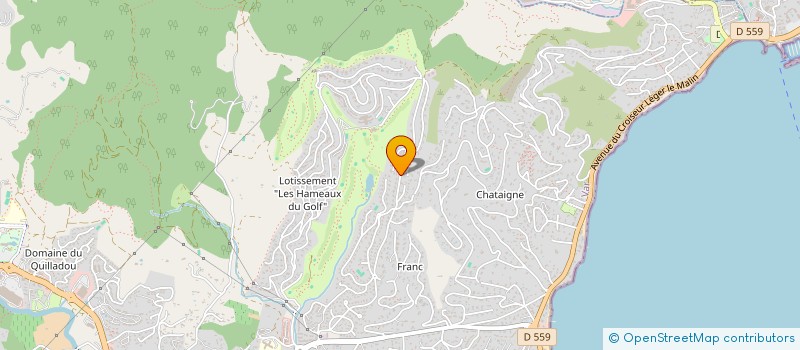 localisation de l'entreprise SCI TDP à SAINTE-MAXIME
