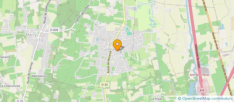 localisation de l'entreprise SCI TDPG2  LUCENAY