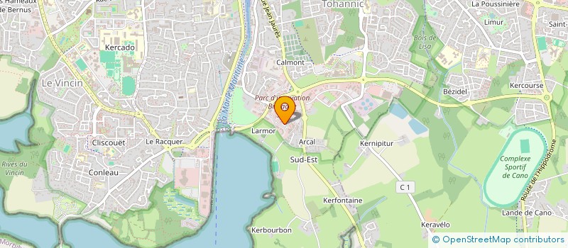 localisation de l'entreprise SCI TDS à VANNES