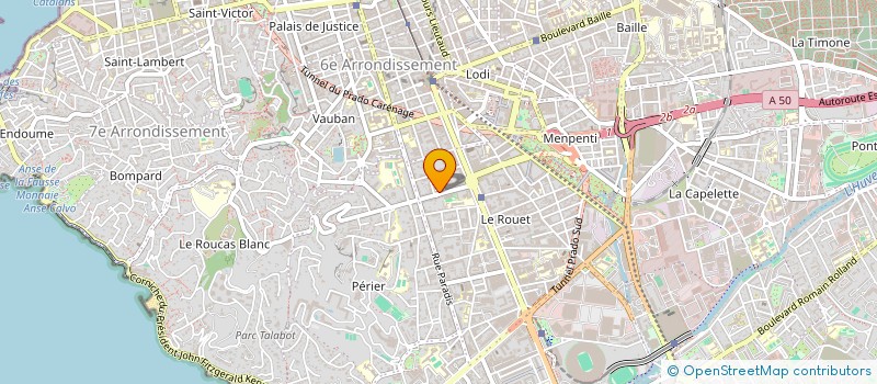 localisation de l'entreprise SCI TDS à MARSEILLE
