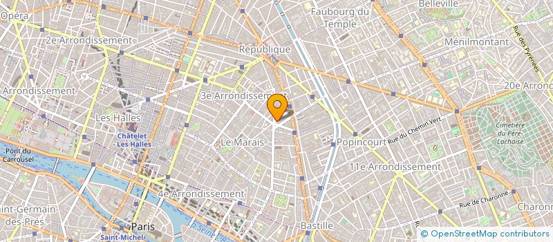 localisation de l'entreprise SCI TDS  PARIS