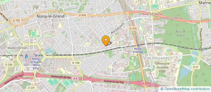 localisation de l'entreprise SCI TDTG à NOISY-LE-GRAND