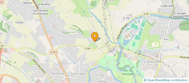 localisation de l'entreprise SCI TDV  CASTRES