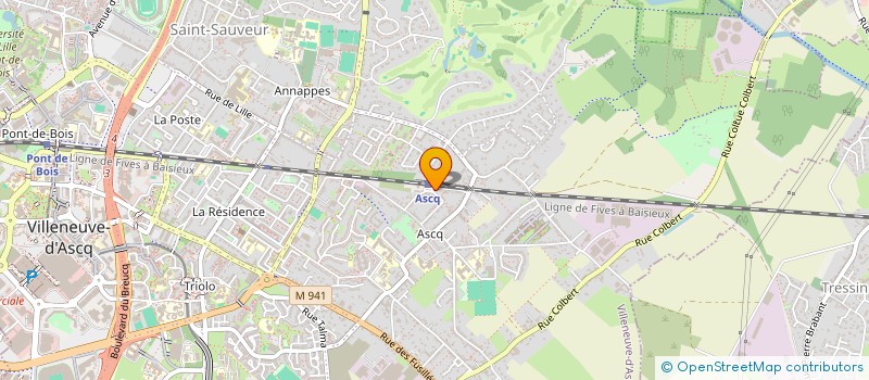 localisation de l'entreprise SCI TDVP à VILLENEUVE-D'ASCQ