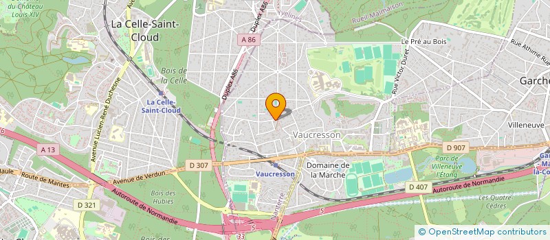 localisation de l'entreprise SCI TE MANA à VAUCRESSON