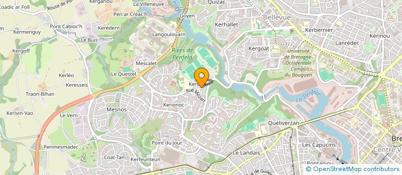 localisation de l'entreprise SCI TEA  BREST