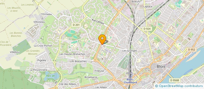 localisation de l'entreprise SCI TEA  BLOIS