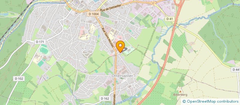 localisation de l'entreprise SCI TEA  SAVERNE