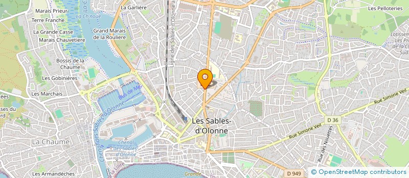 localisation de l'entreprise SCI TEA à LES SABLES D'OLONNE