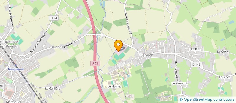 localisation de l'entreprise SCI TEA CANISTER  GENECH