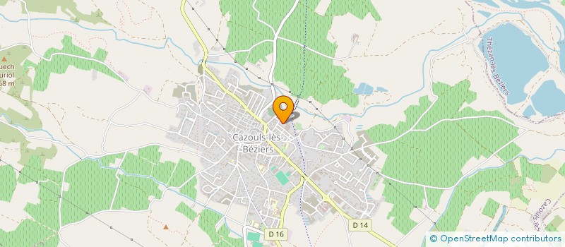 localisation de l'entreprise SCI TEAHUI  CAZOULS-LES-BEZIERS