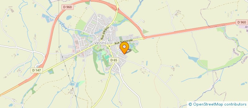 localisation de l'entreprise SCI TEAM 2GU  VEZINS