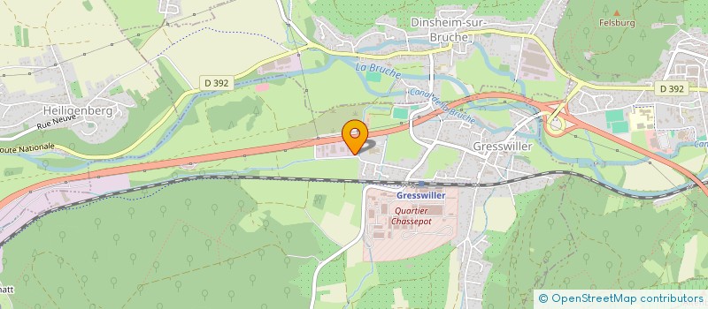 localisation de l'entreprise SCI TEAM  GRESSWILLER