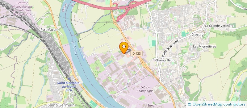 localisation de l'entreprise SCI TEAM  GENAY