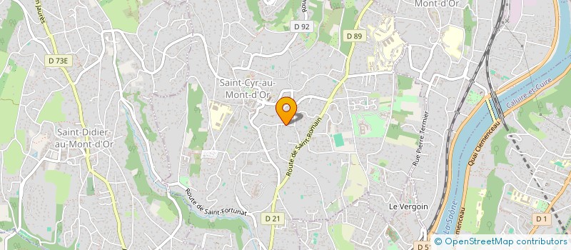 localisation de l'entreprise SCI TEAM  SAINT-CYR-AU-MONT-D'OR