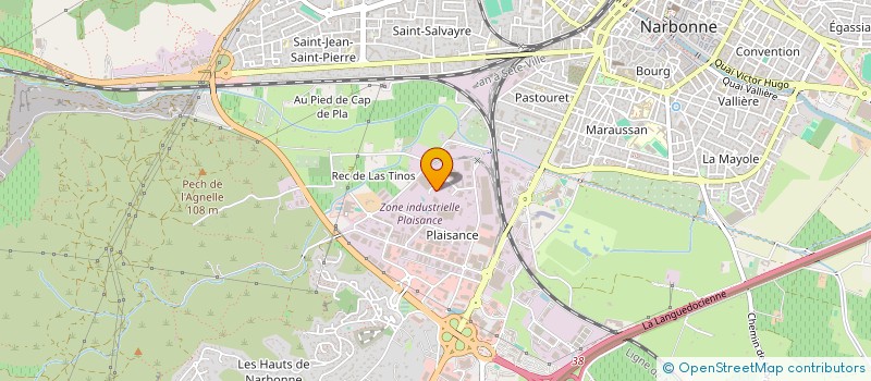 localisation de l'entreprise SCI TEAM à NARBONNE