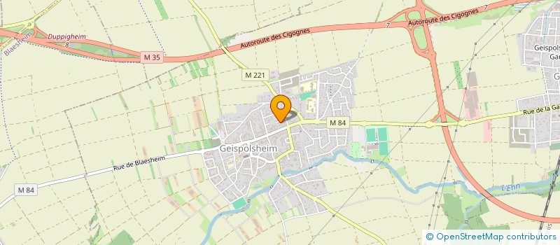 localisation de l'entreprise SCI TEAM A  GEISPOLSHEIM