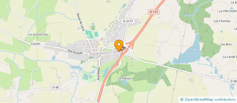 localisation de l'entreprise SCI TEAM CL  GUIGNEN