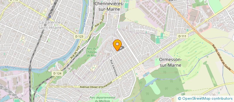 localisation de l'entreprise SCI TEAM'S KEKC  ORMESSON-SUR-MARNE