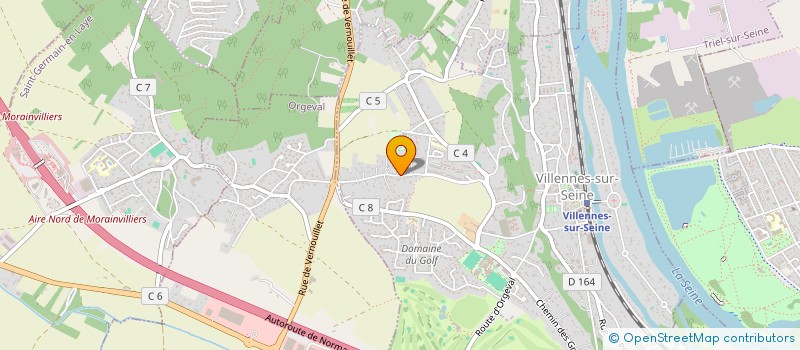 localisation de l'entreprise SCI TEAM TAROT  VILLENNES-SUR-SEINE