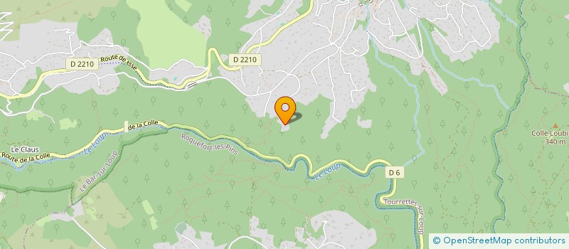 localisation de l'entreprise SCI TEAM TROTZ à TOURRETTES-SUR-LOUP