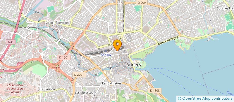 localisation de l'entreprise SCI TEAM VINCENT  ANNECY