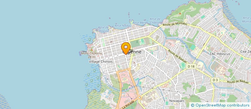 localisation de l'entreprise SCI TEAM XTRA  CAYENNE