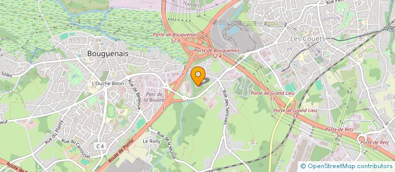 localisation de l'entreprise SCI TEAMBEIL à BOUGUENAIS