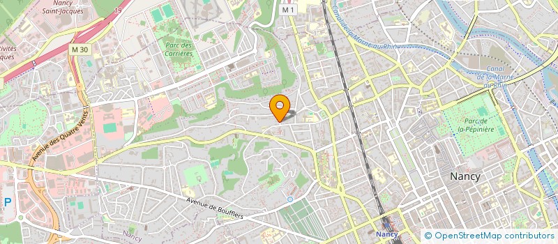 localisation de l'entreprise SCI TEAMFALA  NANCY