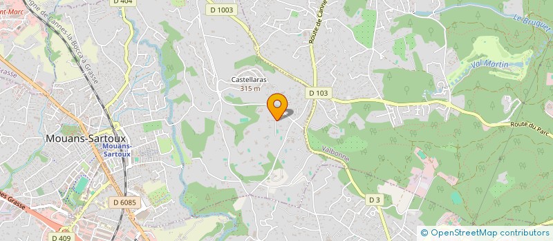 localisation de l'entreprise SCI TEASSES SUD à MOUANS-SARTOUX