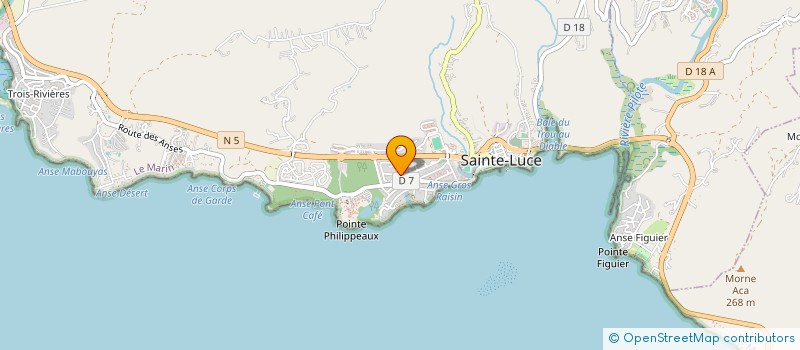 localisation de l'entreprise SCI TEBIONAX  SAINTE LUCE