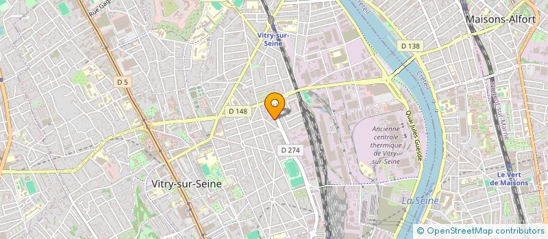 localisation de l'entreprise SCI TEBOUL & FILS  VITRY-SUR-SEINE