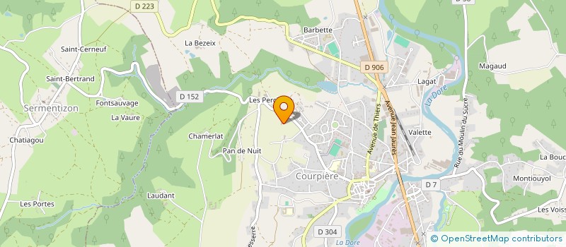 localisation de l'entreprise SCI TEC à COURPIERE