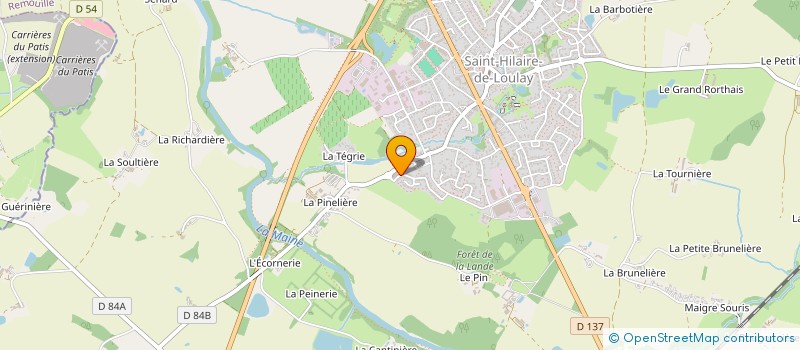 localisation de l'entreprise SCI TEC à MONTAIGU-VENDEE