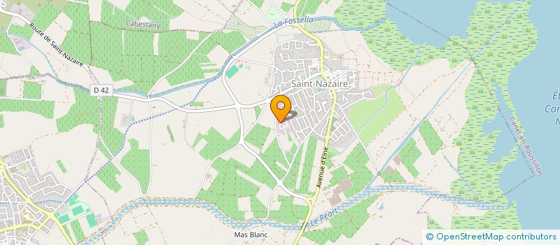 localisation de l'entreprise SCI TECA  SAINT-NAZAIRE