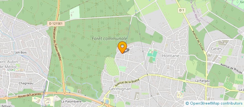 localisation de l'entreprise SCI TECH'IMMO  LE TAILLAN-MEDOC