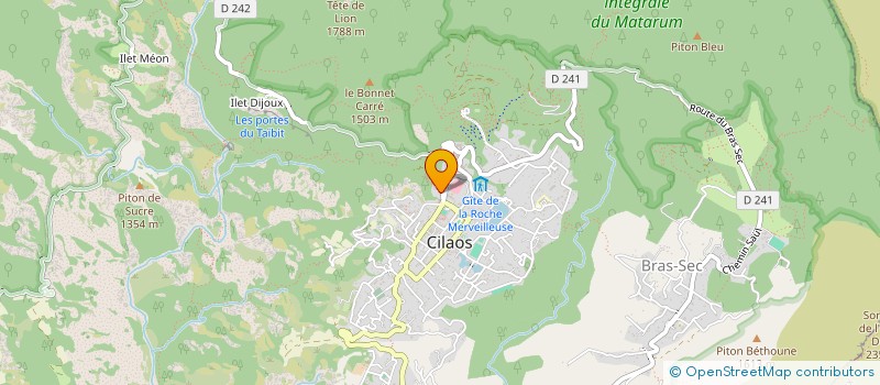 localisation de l'entreprise SCI TECHER à CILAOS