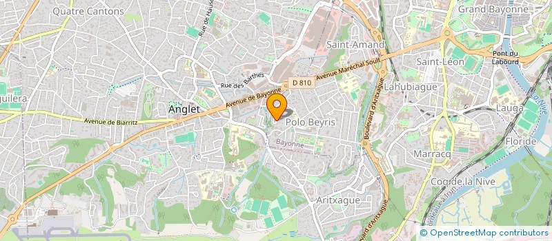 localisation de l'entreprise SCI TECHNIQUE LA LUZIENNE à BAYONNE