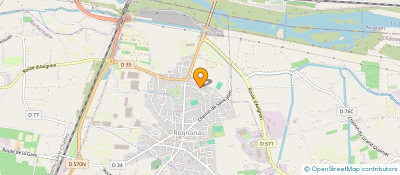 localisation de l'entreprise SCI TECHNOPOLE  ROGNONAS