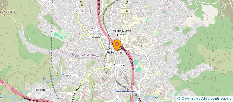 localisation de l'entreprise SCI TECHNOROK à MARSEILLE
