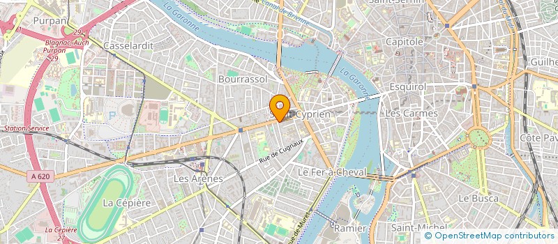 localisation de l'entreprise SCI TECHOUS à TOULOUSE