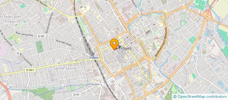 localisation de l'entreprise SCI TECHRIRA à TROYES