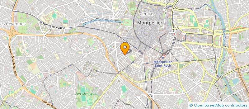 localisation de l'entreprise SCI TECIL à MONTPELLIER