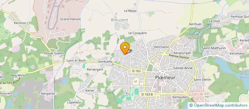 localisation de l'entreprise SCI TECKOFF à PLOEMEUR