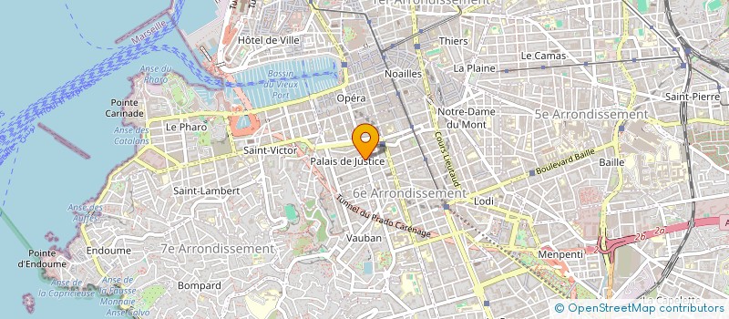 localisation de l'entreprise SCI TECNOAVENUE  MARSEILLE