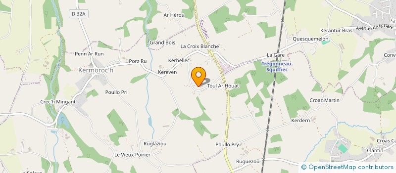 localisation de l'entreprise SCI TECNOMAD  KERMOROCH