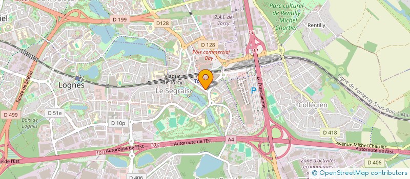 localisation de l'entreprise SCI TECO77  TORCY