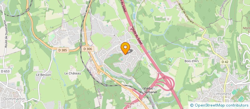 localisation de l'entreprise SCI TECROM  LISSIEU