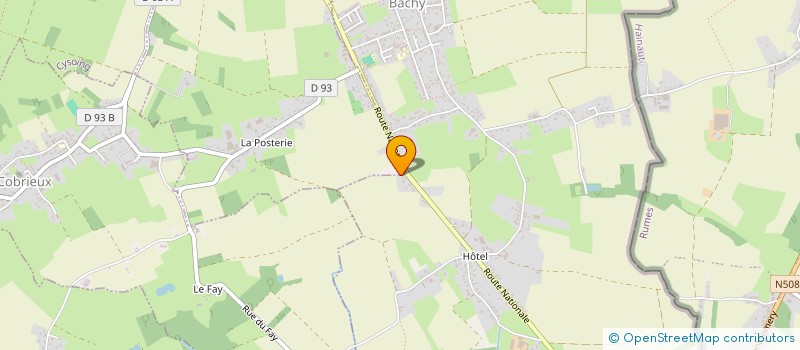 localisation de l'entreprise SCI TED 1  TEMPLEUVE-EN-PEVELE