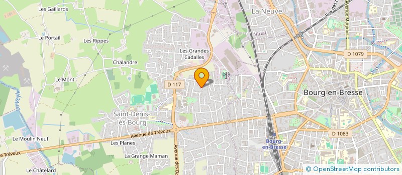 localisation de l'entreprise SCI TED  SAINT-DENIS-LES-BOURG